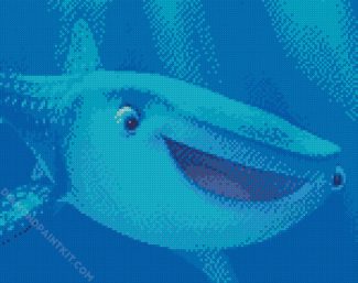 Cartoon Whale Shark diamond painting