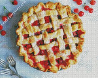 Cherry Pie diamond painting