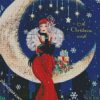 Christmas Deco Lady diamond painting