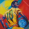 Colorful Pele diamond painting