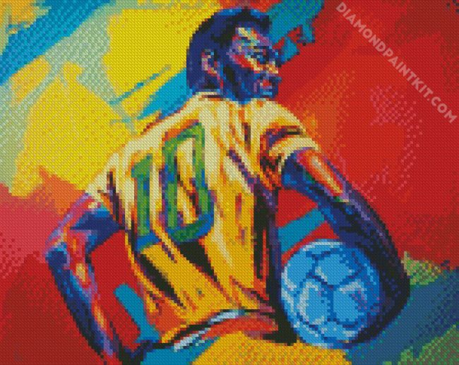 Colorful Pele diamond painting