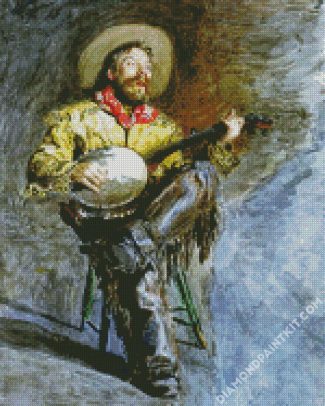 Cowboy Singing Art diamond painting