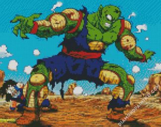 Demon Piccolo Dragon Ball Z diamond painting