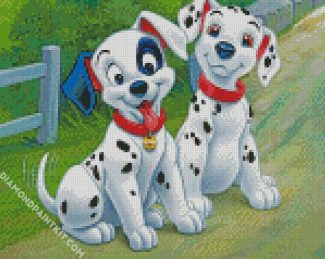 Disney Dalmatian Dogs diamond painting