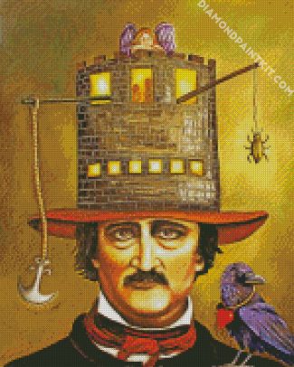 Edgar Allan Poe Art diamond painting