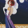 Elegant Deco Woman diamond painting