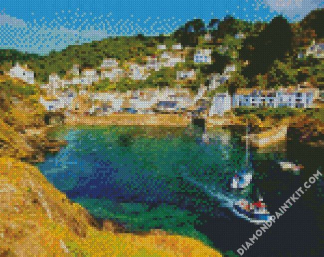 England Polperro diamond painting