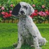 English Setter Dog diamond painting