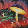 Fantasy Light Toadstools diamond painting