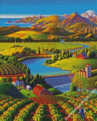 Farm Plantation diamond painting