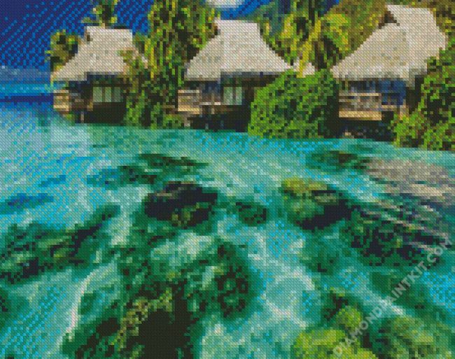 French Polynesia Tahiti diamond painting