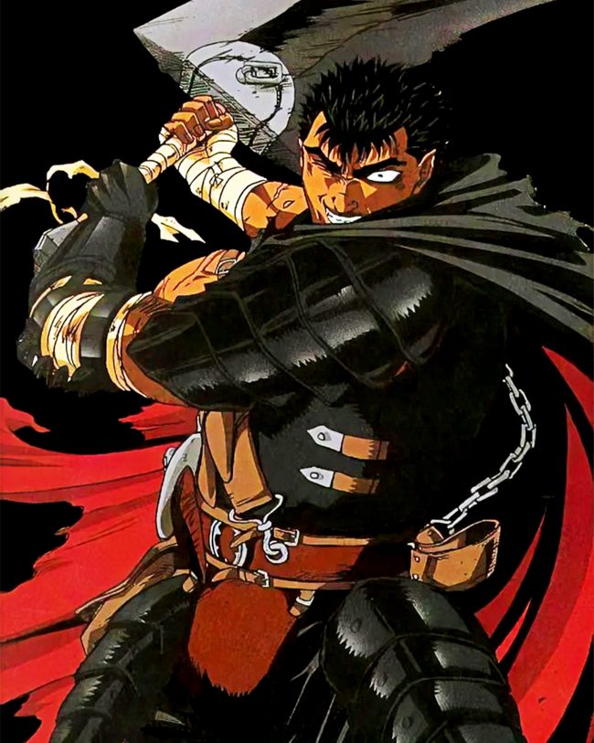 Guts Berserk Anime diamond painting