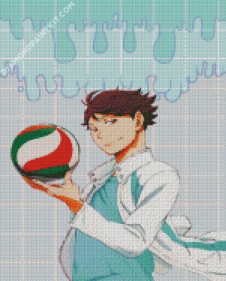 Haikyuu Toru Oikawa diamond painting