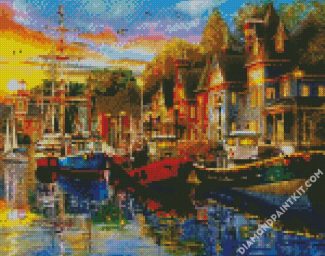 Harbour Port diamond painting