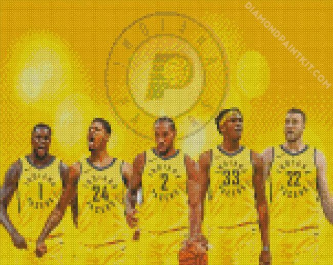 Indiana Pacers Team diamond painting