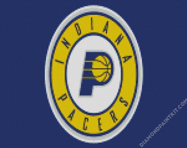 Indiana Pacers Logo diamond painting