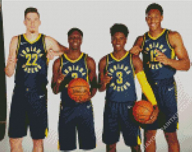 Indiana Pacers Players diamond painting