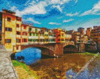 Italy Ponte Vecchio Florence diamond painting