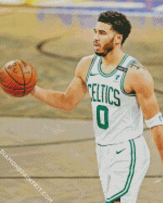 Jayson Tatum Player diamond painting