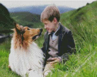 Joe And Lassie diamond painting