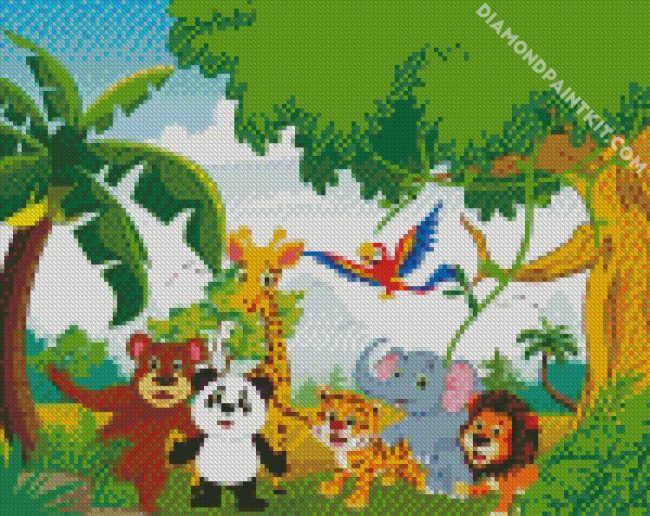 Jungle Safari diamond painting