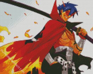 Kamina Gurren Lagann diamond painting