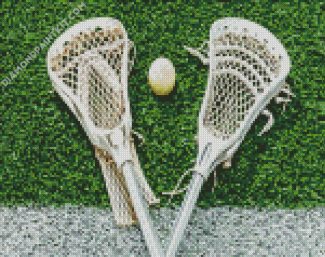 Lacrosse Equipment diamond painting