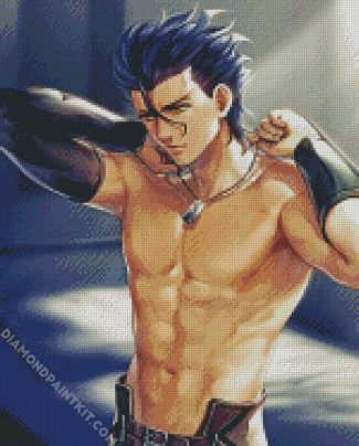 Lancer Fate Zero Anime diamond painting