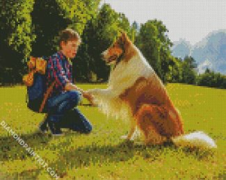 Lassie And Joe Carraclough diamond painting