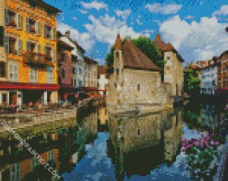 Le palais De Ille Annecy diamond painting