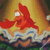 Little Mermaid Sebastian Crab diamond painting