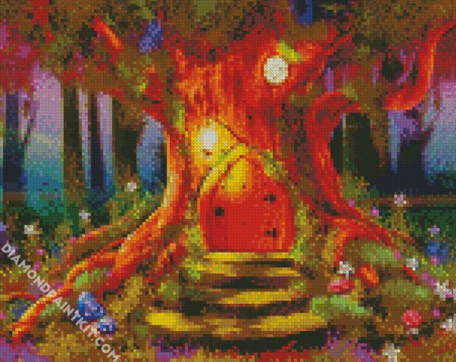 Magic Tree House diamond painting