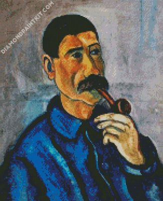 Man With Pipe diamond painting