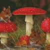 Mice And Toadstools diamond painting