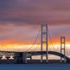 Michigan Mackinac Bridge diamond painting