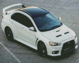 Mitsubishi Lancer Car diamond painting