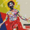 Mohamed Salah Pop Art diamond painting