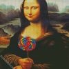 Mona Lisa And Lollipop diamond painting