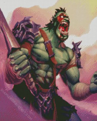 Monster Orc Art diamond painting