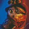 Mr Steampunk Owl diamond painting