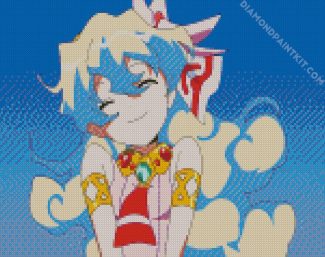 Nia Teppelin Gurren Lagann Anime diamond painting