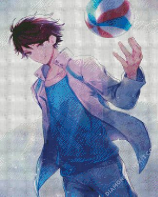 Oikawa Volleyball Player diamond painting