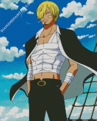 One Piece Vinsmoke Sanji diamond painting