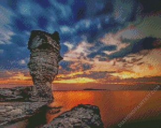 Ontario Flowerpot Island At Sunset diamond painting