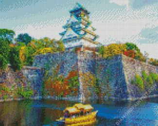 Osaka Castle Park diamond painting