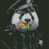 Panda Eating Lollipop diamond painting