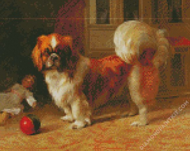 Pekingese Puppy diamond painting