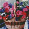 Petunia Basket diamond painting