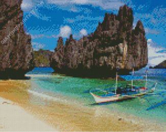 Philippines Palawan Island diamond painting