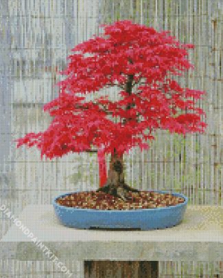 Pink Bonsai Tree diamond painting